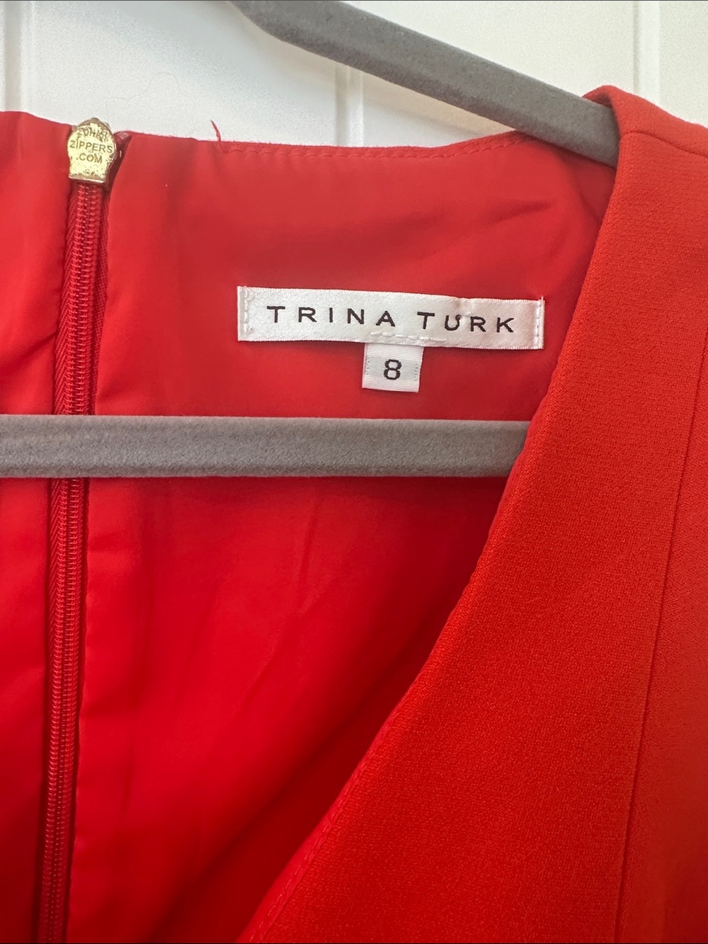 Trina Turk Orange Cocktail Business Dress size-8 - Picture 2 of 5